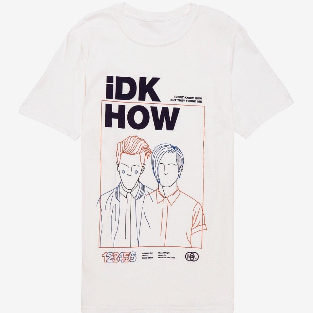 Unisex I Don’t Know How But They Found Me Outlines Shirt Hot Topic Dallon Weekes